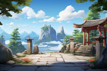 Architecture landscape building outdoors.