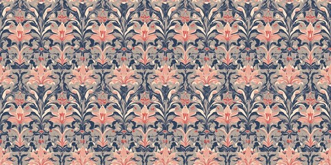 Silk pattern with a luxurious, smooth design. seamless background pattern