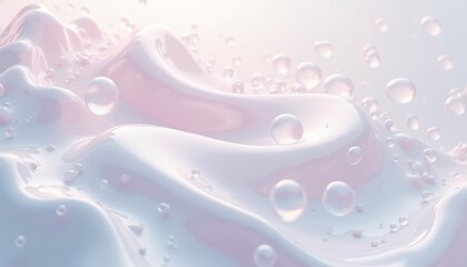 Ethereal Bubbles in a Soft Blur