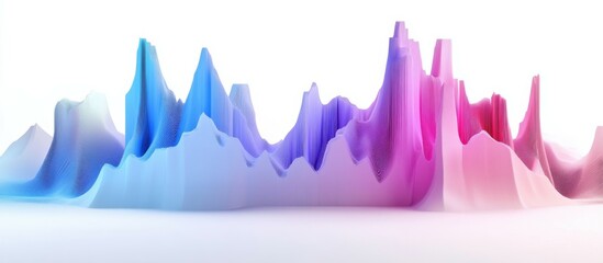 This visually engaging 3D data chart presents moderate complexity with vibrant colors, effectively illustrating analytical insights and patterns
