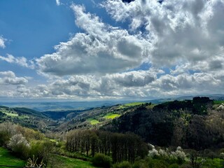 Obraz premium paysage nuageux