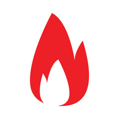 Obraz premium Fire Logo Vector Template Icon