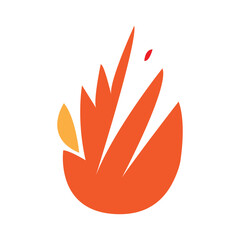 Fire Logo Vector Template Icon
