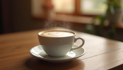 Obraz premium Warm up with a cozy cup of coffee