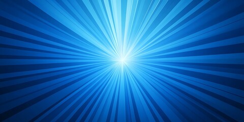 Sunburst  light speed, hyperspace, space warp in blue background