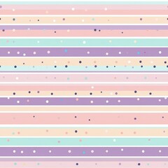 Pastel Stripes and Polka Dots Pattern Background for Design Use