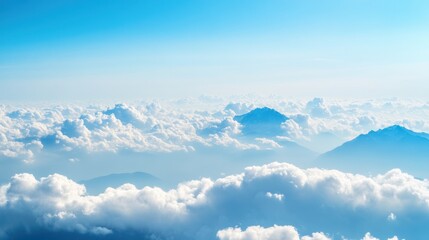 Above the Clouds Mountain Range View