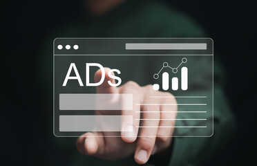 Digital marketing commerce online sale concept. Planning advertising marketing strategies to target...