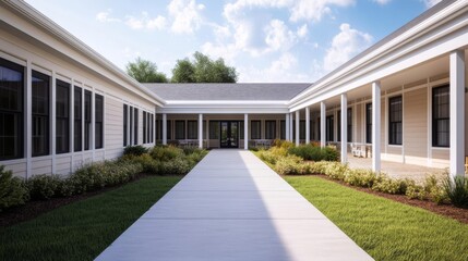 Long-term care facility with personalized care plans and family involvement, continuity of care, patient-centered services