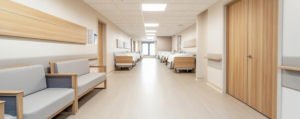 Maternity ward with modern birthing suites and family support services, comprehensive care, family-centered care