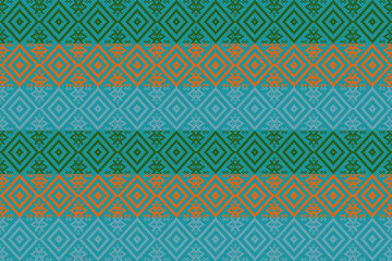Ethnic pattern seamless pixel art for Fabric geometric ethnic pattern seamless,Pixel pattern art wallpaper Background, Design for fabric, curtain, carpet ,geometry seamless pattern art illustration