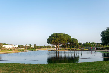 Lakes Park, Rota. Province of Cadiz. Spain. Europe.