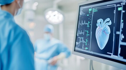 Cardiology clinic with the latest in heart health diagnostics and treatments, cardiac care, precision medicine