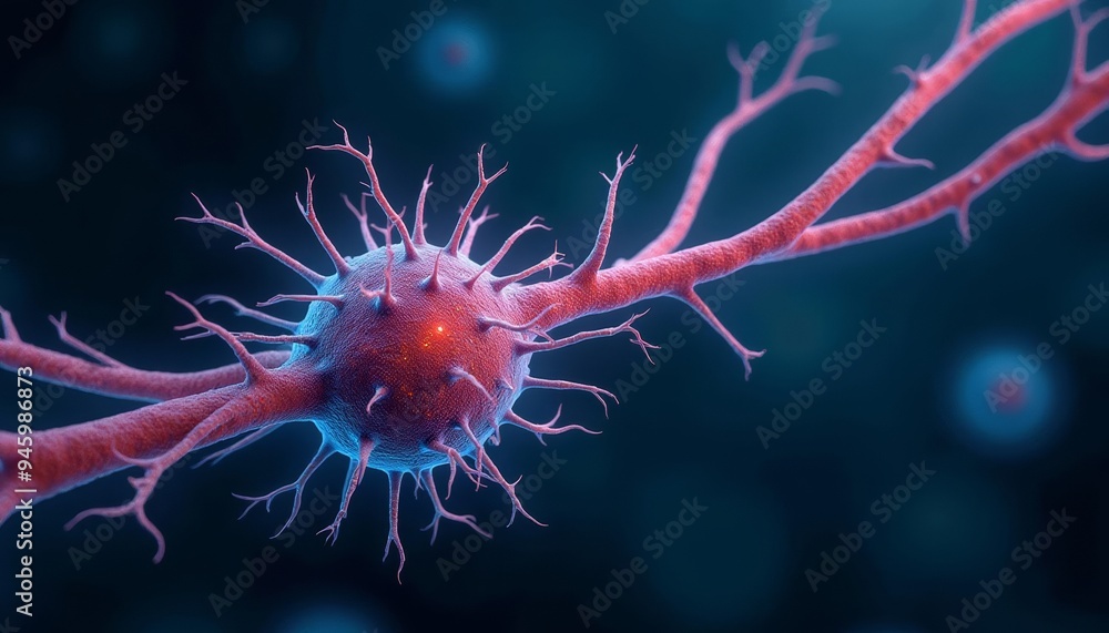 Poster neural network with synaptic connections