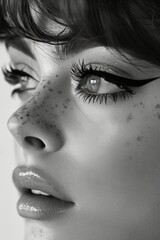 Portrait of a Womans Face