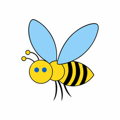 Honey bee stock illustration