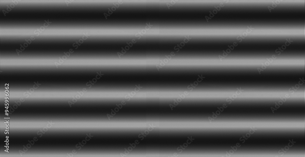 Poster a 3d optical illusion pattern banner of lines 3d abstract in black and white