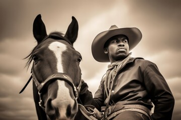 American cowboy portrait horse mammal.