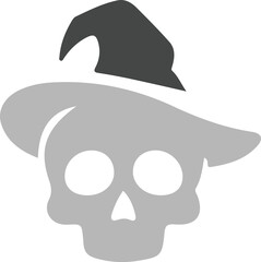 Halloween hat isolated on white background.	