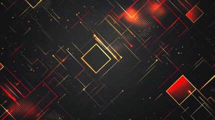 Abstract square business connection of lines from nodes It is connected to endless nodes and represents the innovation of communication in the network.

