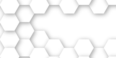 Abstract White 3D Hexagon Grid: A High-Resolution Vector Background for Creative Projects