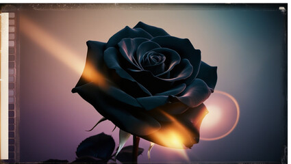 Black Beautyful rose, black flower
