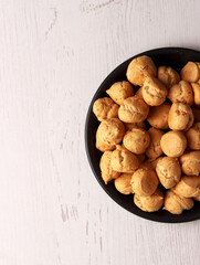 sus kering snack choux pastry indonesian traditional puff homemade dessert eclairs cookie sugar fat