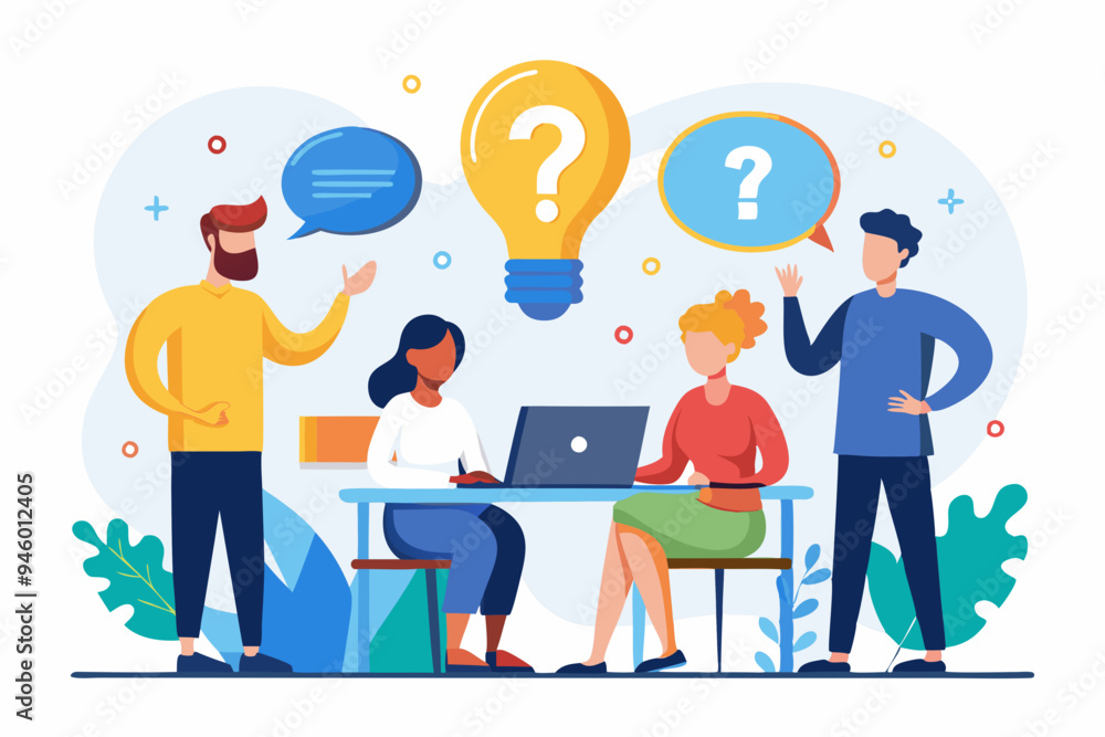 Poster question and answer, faq frequently asked questions, asking and reply to solve problem, help informa