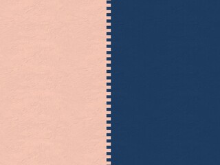 abstract background features a split design with a soft pink textured side and a bold navy blue side. The two colors are separated by a unique zig-zag pattern, adding a touch of visual interest