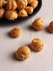 sus kering snack choux pastry indonesian traditional puff homemade dessert eclairs cookie sugar fat