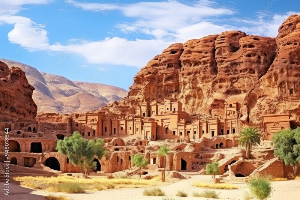 Canvas Prints landscape landmark petra day.