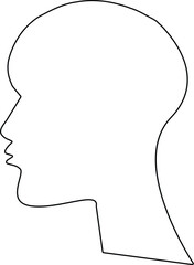 man head  icon Vector illustration