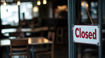 Dimly lit restaurant interior with 