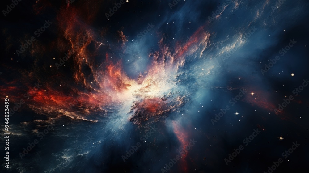 Canvas Prints cosmic nebula