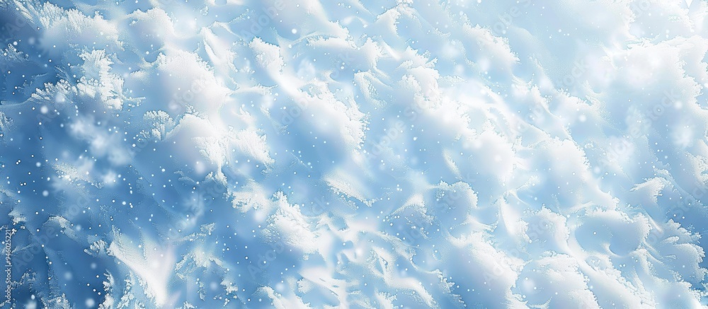 Poster clean winter snow background for design template clipart. copy space image. place for adding text an