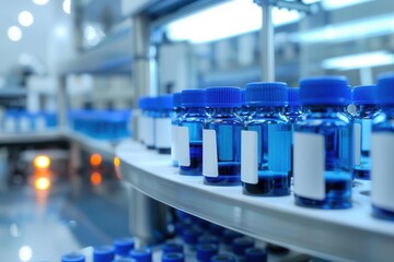 Quality control in a pharmaceutical lab, company process, healthcare industry