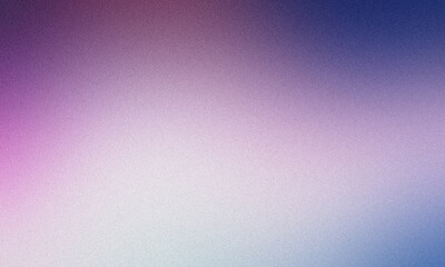 Fototapeta premium Grainy textured gradient background fading from purple to blue