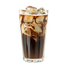 Iced Coffee isolated on transparent or white background
