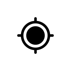 Location icon isolated on white background.