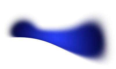 Blue abstract gradient shape with grain texture