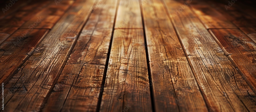 Poster abstract grunge wood texture viewed in perspective weathered and aged wood plank background texture 