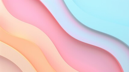 Sophisticated Abstract Overlapping Forms, minimal design featuring soft gradients and metallic textures, creating a refined and elegant background for various applications.