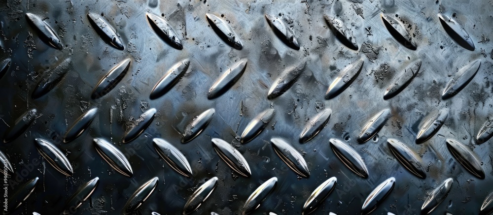 Poster metal backdrop texture of steel surface of metal sheet. copy space image. place for adding text and 