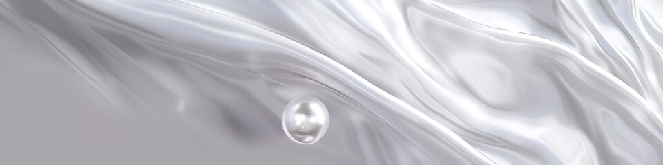 Pearl white abstract backdrop with minimalist elements and clean aesthetics, symbolizing purity and elegance.