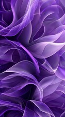 Orchid purple abstract pattern with swirling shapes and soft transitions, offering a soothing and serene visual experience.
