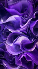 Orchid purple abstract pattern with swirling shapes and soft transitions, offering a soothing and serene visual experience.