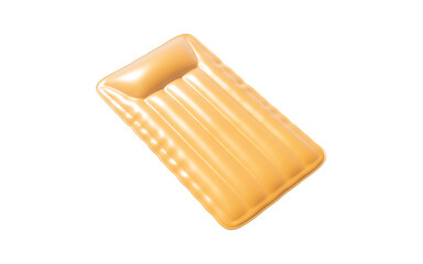 Soft inflatable mattress, 3d rendering.