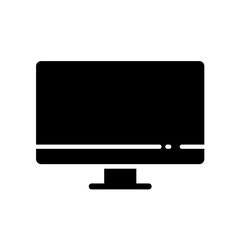 Monitor, screen - vector icon