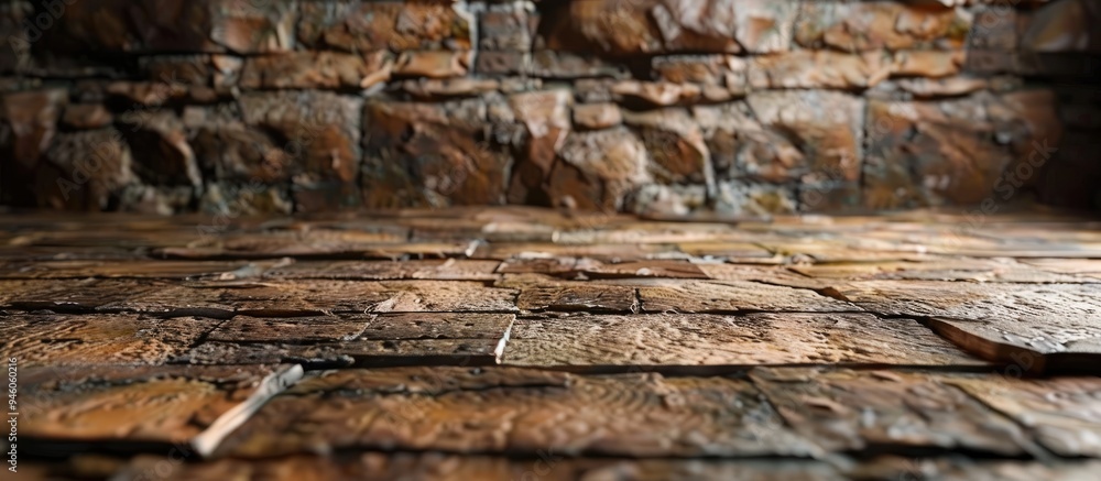 Poster images of bricks and background materials. copy space image. place for adding text and design