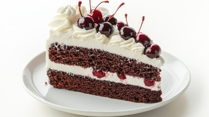 A slice of Black Forest Cake